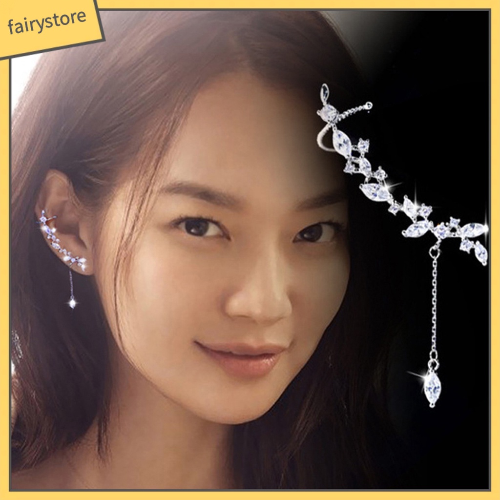 Bông Tai Đính Đá Thời Trang Thanh Lịch Dành Cho Nữ