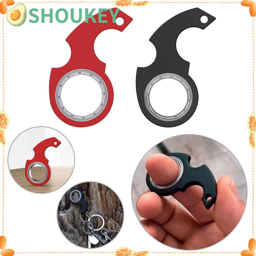 Móc Khóa Sinh Tồn EDC Bằng Kim Loại Có Thể Xoay Tiện Dụng