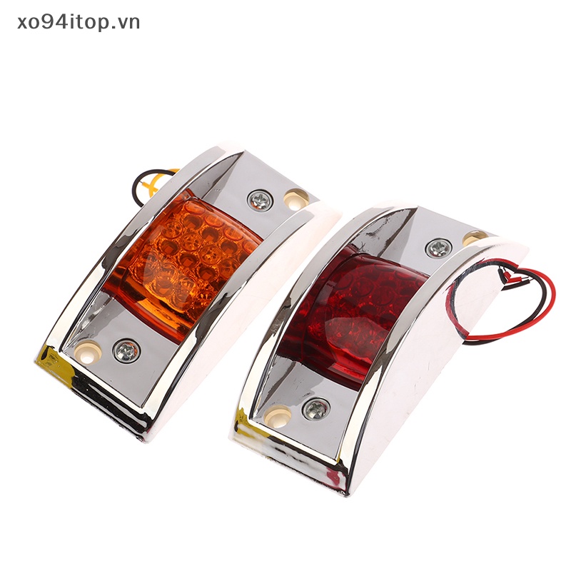 FENDER Đèn XOITOP LED Đánh Dấu Bên Hông Xe Tải RV Caravan Màu Hổ Phách Đỏ VN