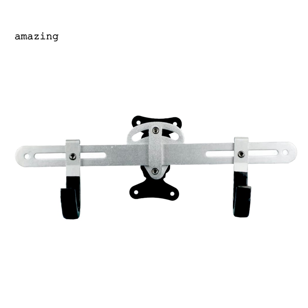 Móc Đôi Treo Xe Đạp Gắn Tường Màu Đen Có Thể Gập Lại Tiện Dụng