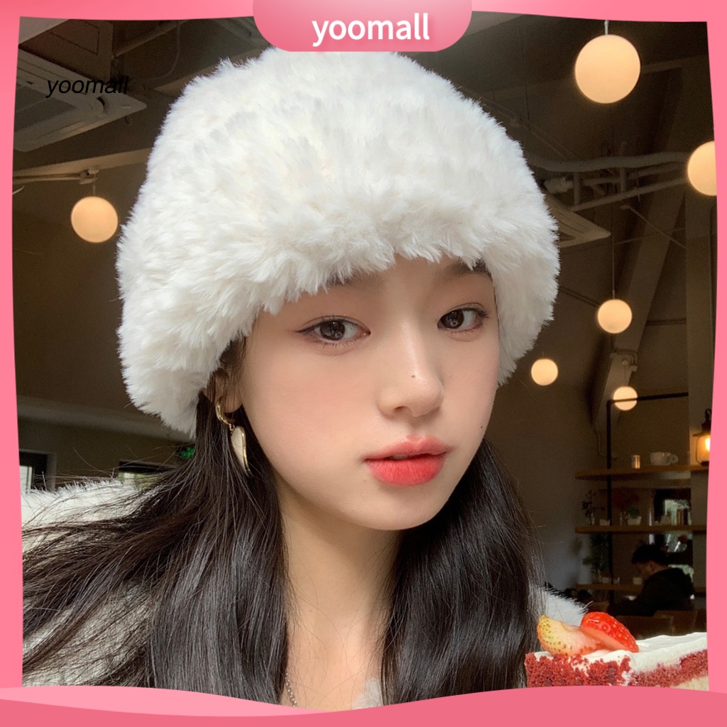 Mũ beanie Trùm Tai Giữ Ấm Màu Sắc Nhã Nhặn Thời Trang