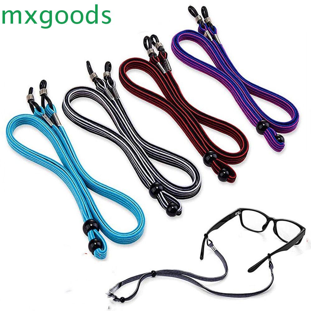 Dây Đeo Mắt Kính Co Giãn Chống Trượt Họa Tiết Kẻ Sọc Độc Đáo Cho Người Lớn Và Trẻ Em