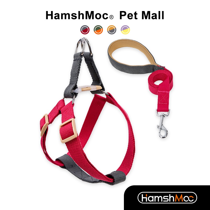 HamshMoc Dây Dắt Thú Cưng Đi Dạo Mềm Mại Thoải Mái Có Thể Điều Chỉnh
