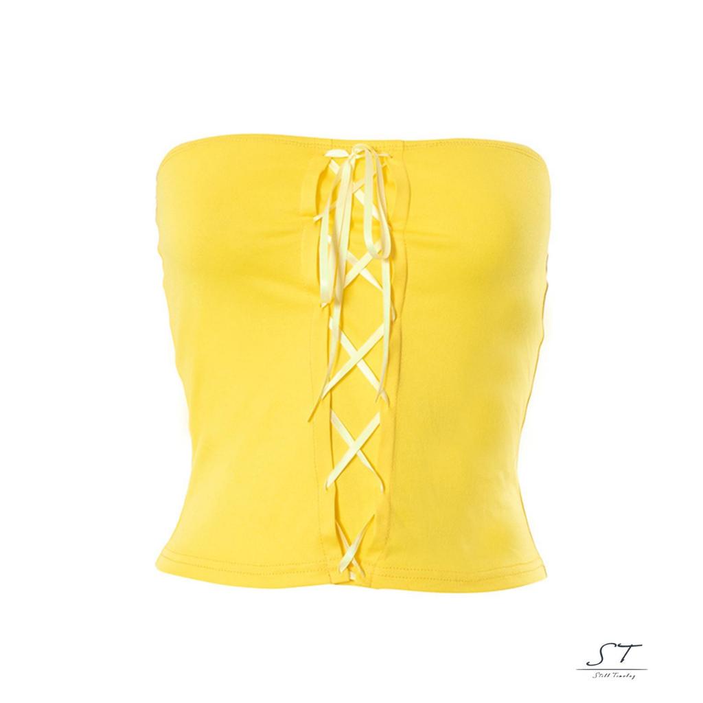 Áo Lửng Không Tay CY03 Thời Trang Quyến Rũ Dành Cho Nữ