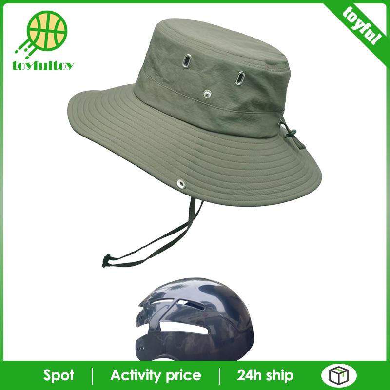 Mũ Bucket Chống Nắng Gấp Gọn Có Dây Đeo Thời Trang Mùa Hè