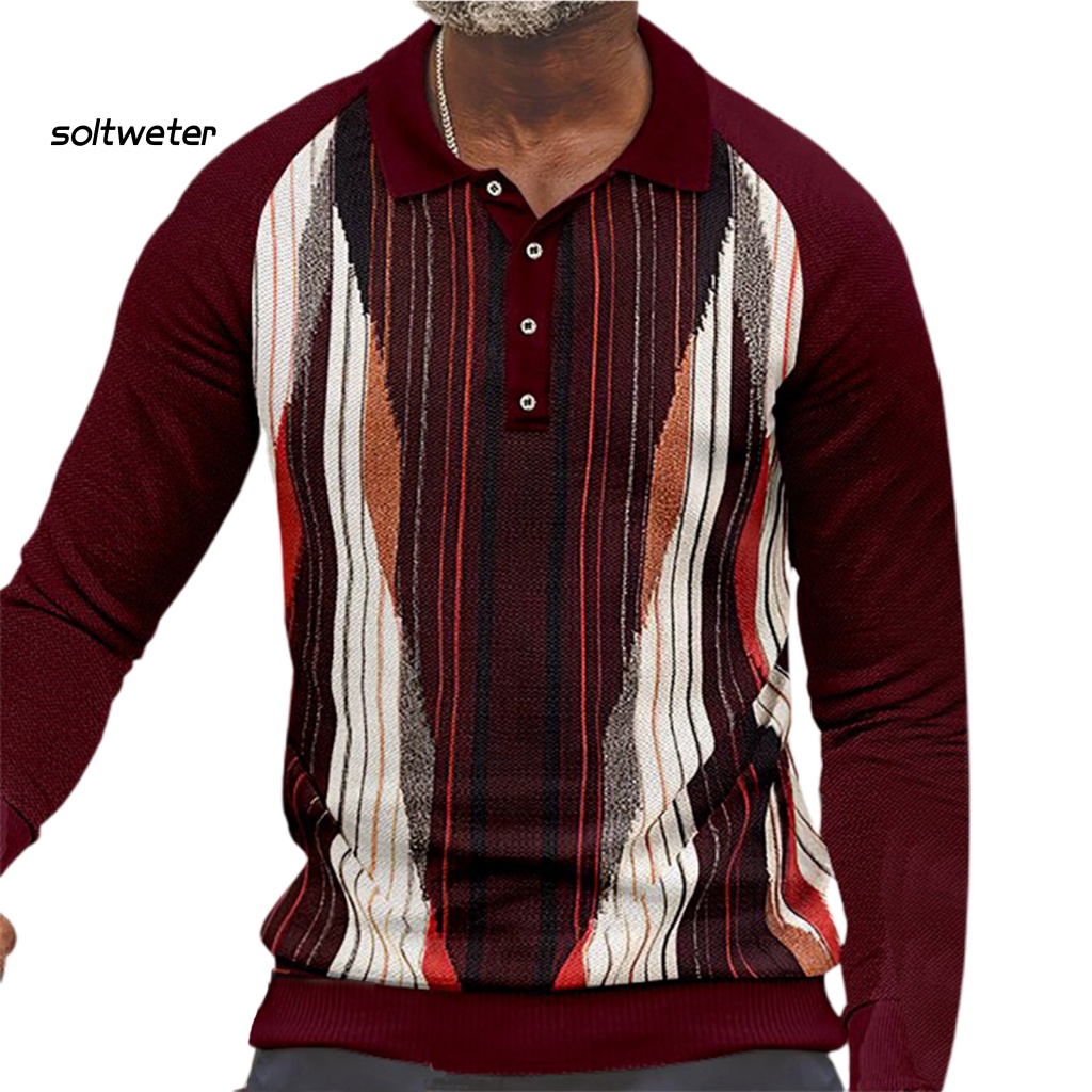 Áo Sơ Mi Tay Dài Cài Nút In Họa Tiết Vintage Thời Trang Mùa Xuân Cho Nam