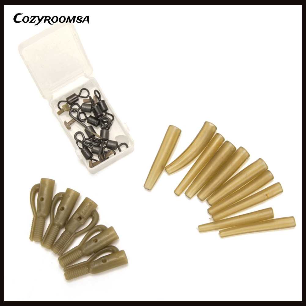 Set 30 Ống Cao Su Mềm Có Khớp Khuyên Cho Câu Cá