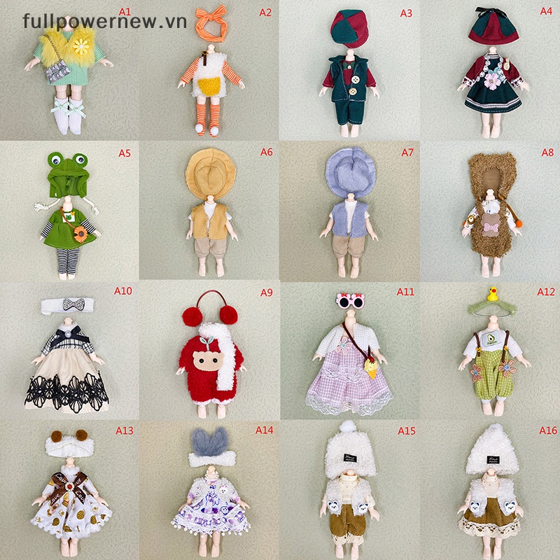 Bộ Đồng Phục Thời Trang Dành Cho Búp Bê 16-17cm Ob11 1 / 8 Bjd