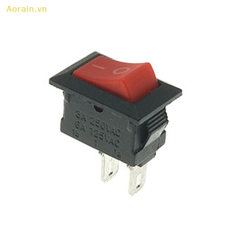 1 Công Tắc Nút Bật / Tắt Mini 10 * 15mm 2Pin ON / OFF Cho Xe Hơi / Tàu Thuyền
