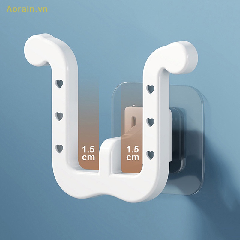 {Aorain} Giá Phơi Khô Dép Gắn Tường Không Cần Đục Lỗ Đơn Giản Cho Phòng Tắm / Phòng Ngủ