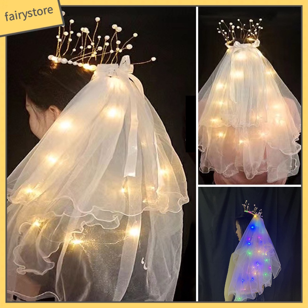 Băng Đô Cài Tóc Hình Vương Miện Hai Lớp Lấp Lánh Cho Bé Gái