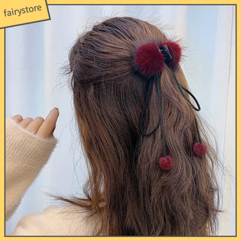 Kẹp Tóc Hình Chiếc Răng Nhỏ Đính Nơ Ruy Băng Phong Cách Hàn Quốc Cho Nữ