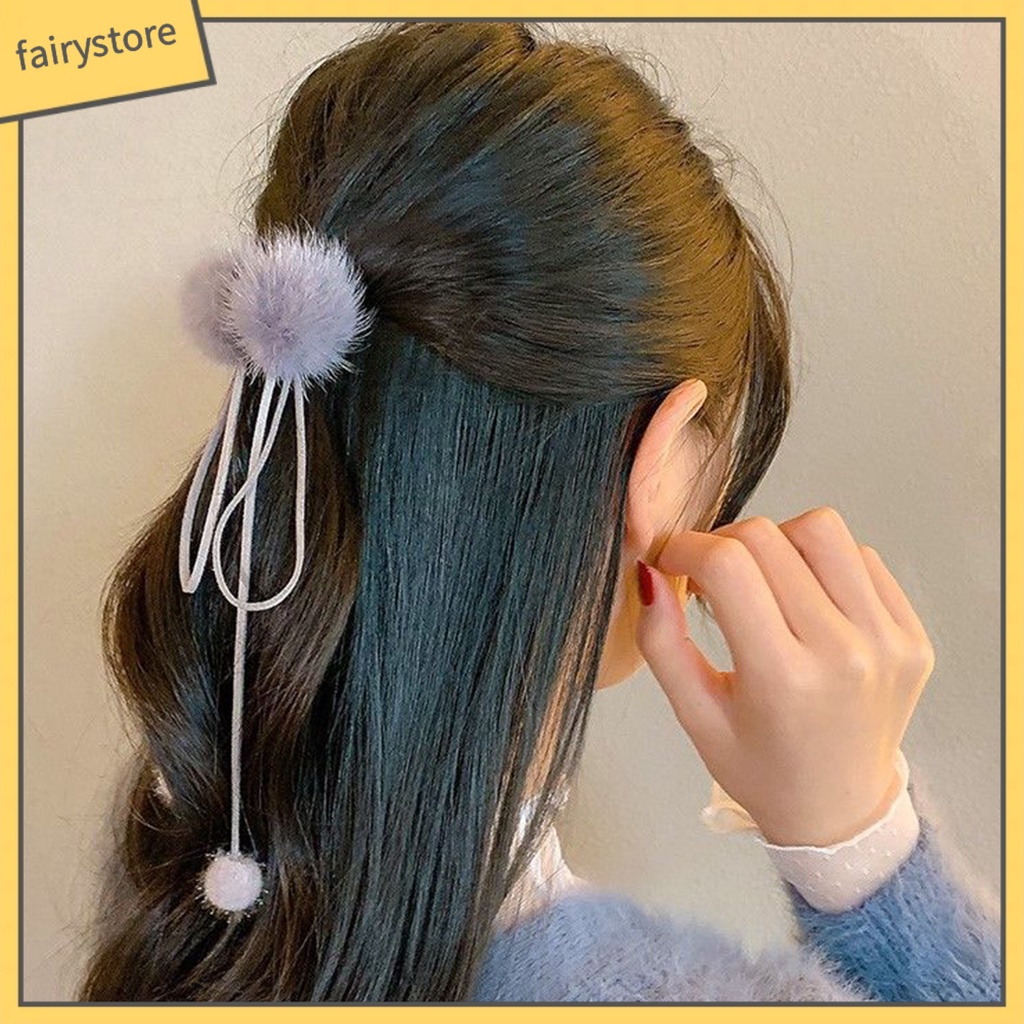 Kẹp Tóc Hình Chiếc Răng Nhỏ Đính Nơ Ruy Băng Phong Cách Hàn Quốc Cho Nữ