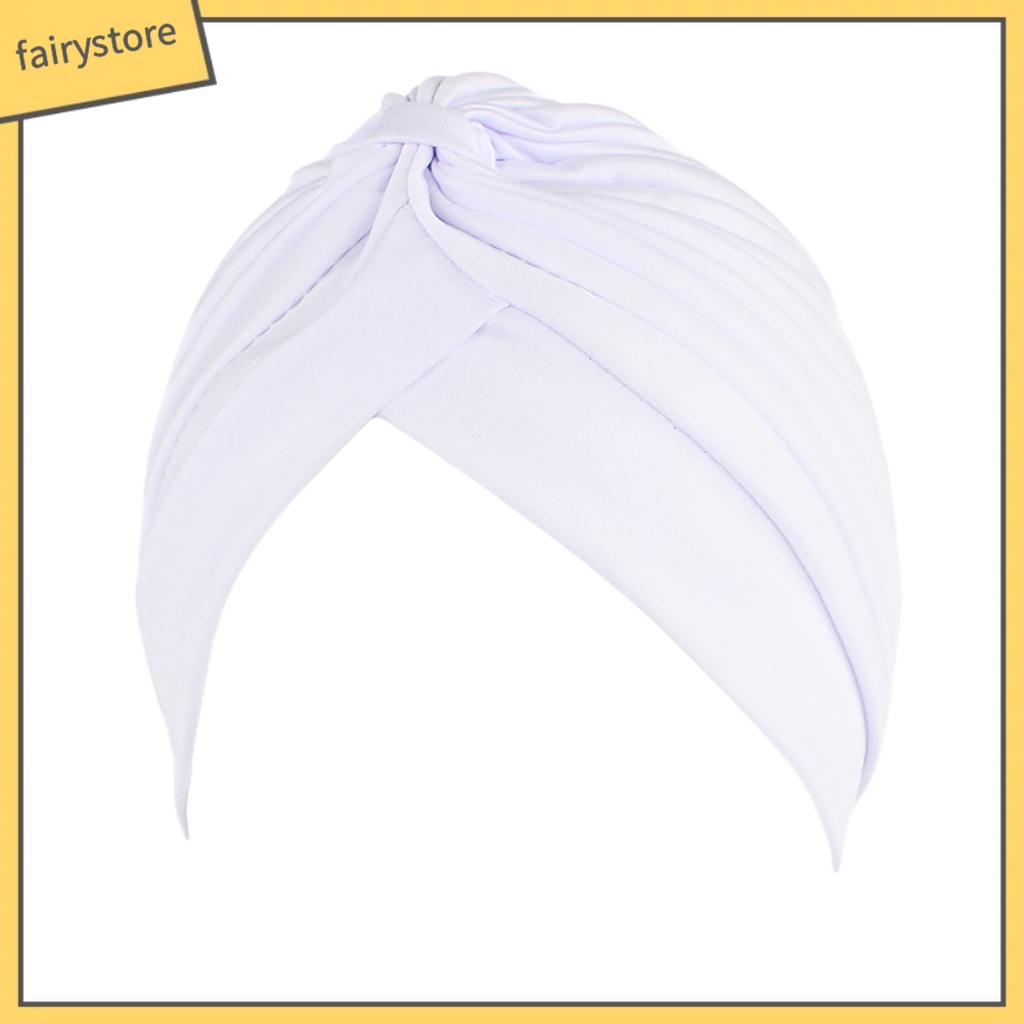 Mũ Trùm Đầu Chemo Màu Trơn Phối Bèo Thời Trang Unisex