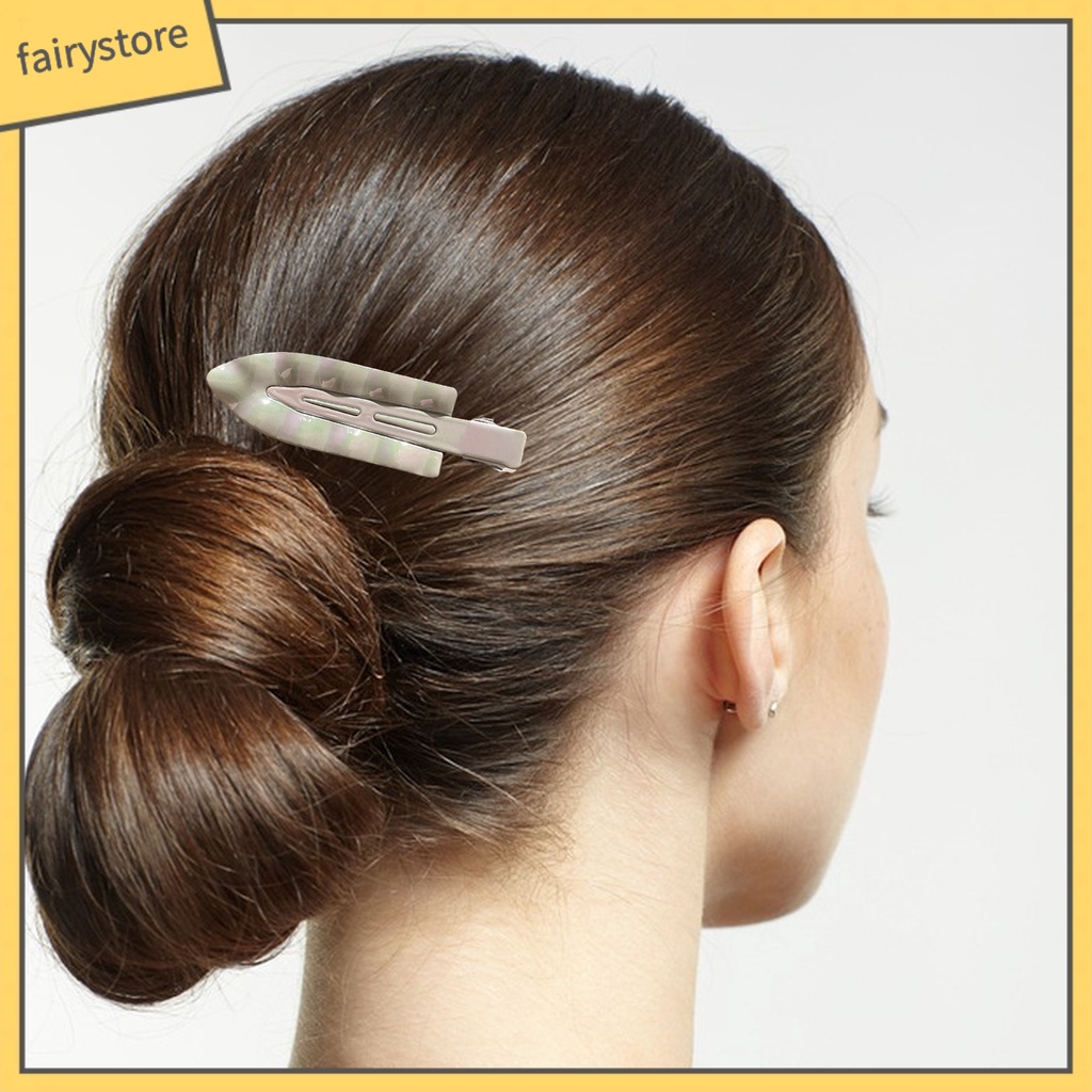 Kẹp Tóc Hình Lượn Sóng Không Đường May Chống Trượt Có Thể Tái Sử Dụng