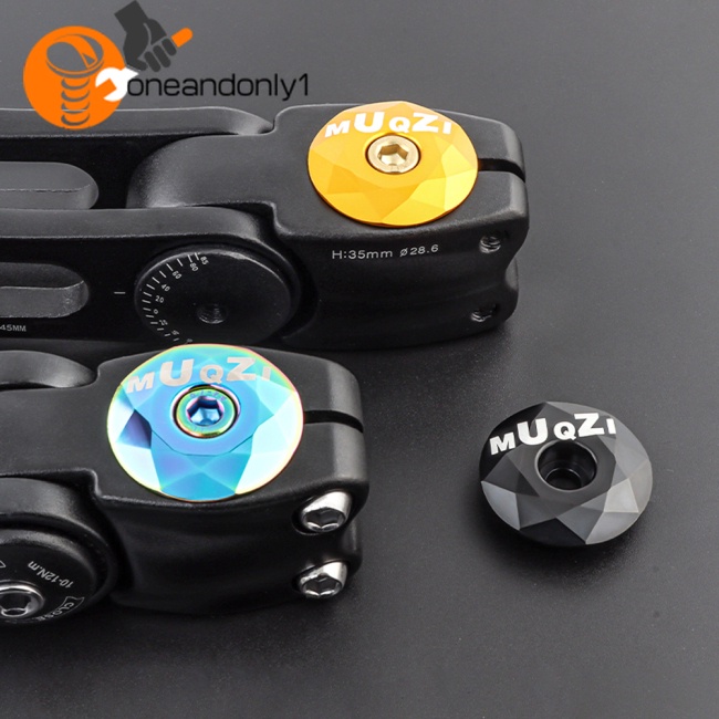 Nắp Gắn Phuộc Trước Xe Đạp Leo Núi Bằng Hợp Kim Nhôm Kèm Ốc Vít Chuyên Dụng Chất Lượng Cao