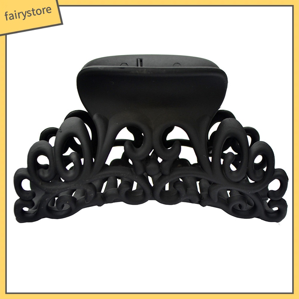 Kẹp Tóc Càng Cua Rỗng Bằng Nhựa Resin Màu Sắc Ngọt Ngào Cho Nữ