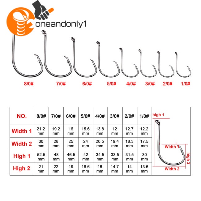 Set 100 Lưỡi Câu Cá Bằng Thép Carbon Có Lỗ Xỏ Dây Tiện Dụng