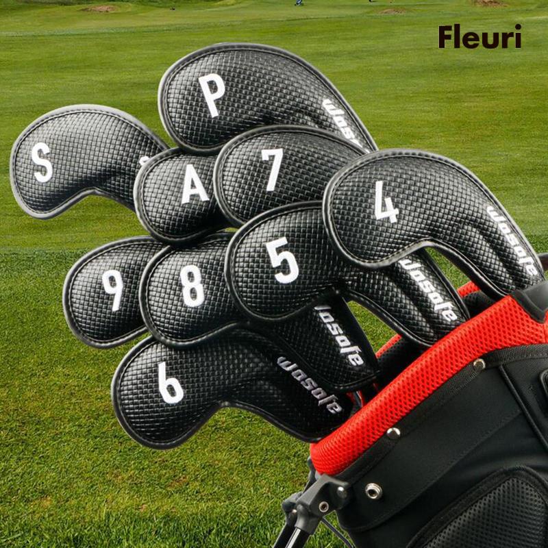 Set 9 Vỏ Bọc Đầu Gậy Đánh Golf Bằng Sắt Chuyên Dụng