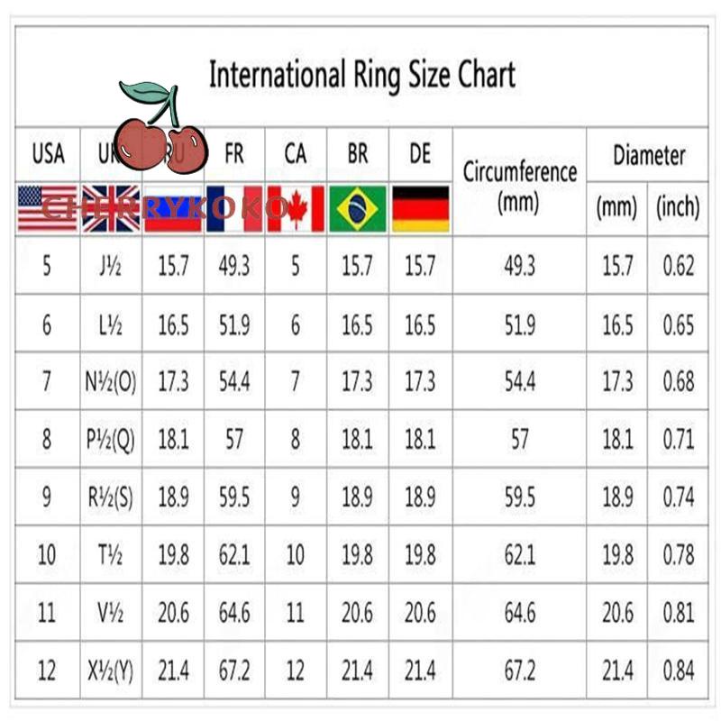🍒🍒CHERRYKOKO Nhẫn đính hôn kim cương vàng trắng nữ