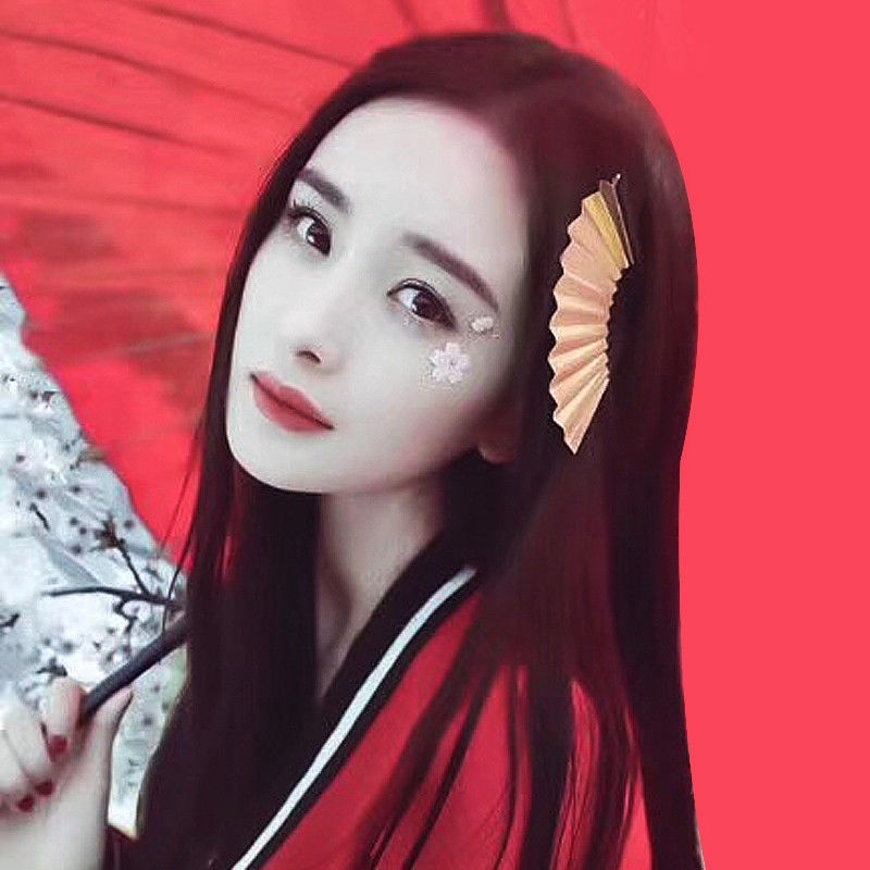 Quạt Xếp Mini 8CM Phong Cách Trung Hoa Sáng Tạo