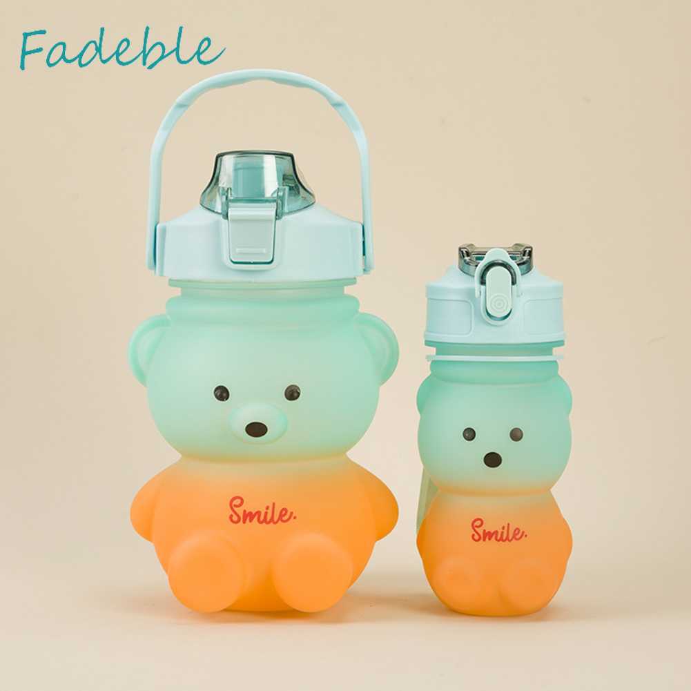 Bình Nước Thể Thao 1300ML + 350ML Hình Gấu Dễ Thương