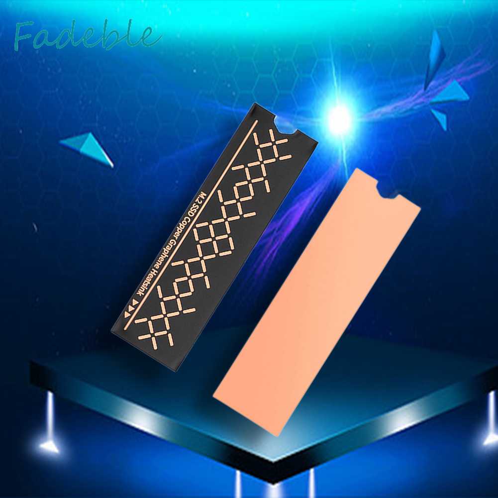 Set 2 Miếng Đệm Làm Mát 0.2mm Chuyên Dụng Dành Cho Bộ Phận Tản Nhiệt Bộ Chuyển Đổi SSD 2 Nvme 2 Nvme Chất Lượng Cao
