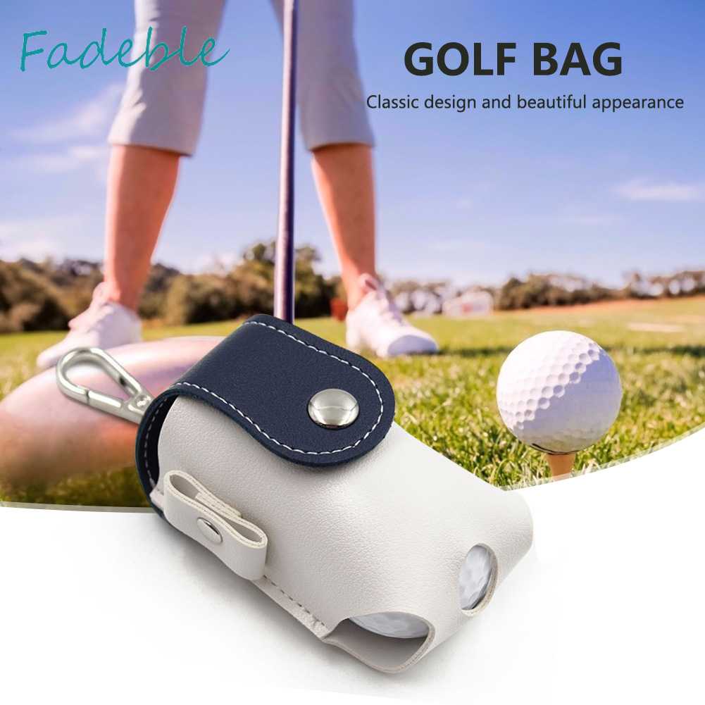 Túi Da Đựng Bóng Golf Đeo Hông Kèm Kẹp Tiện Dụng
