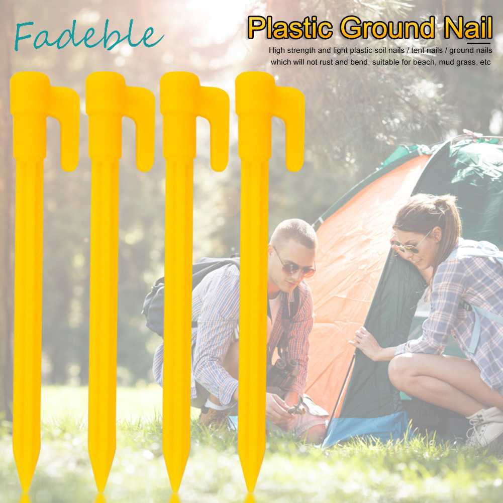 Bộ 20 Cọc Cố Định Lều Cắm Trại Chống Gió Tiện Lợi