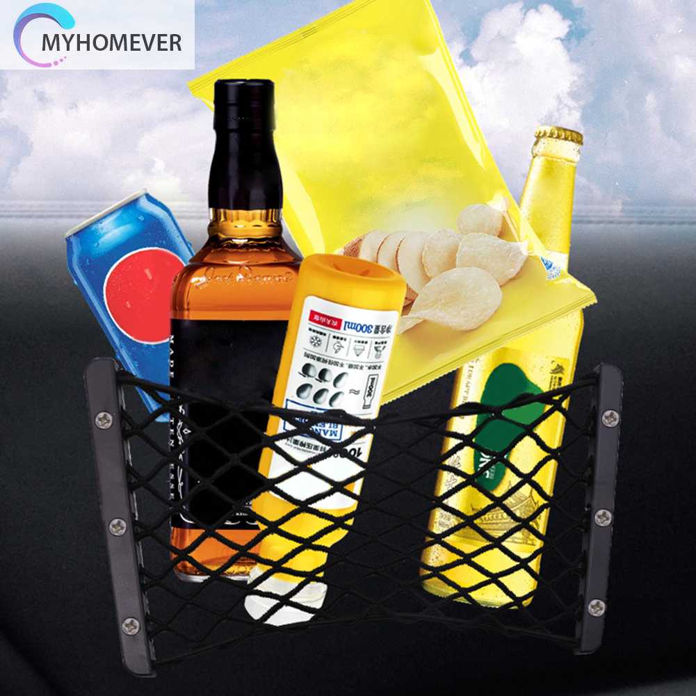 Túi Lưới Đựng Đồ Linh Hoạt Chống Mài Mòn Gắn Sau Lưng Xe Hơi