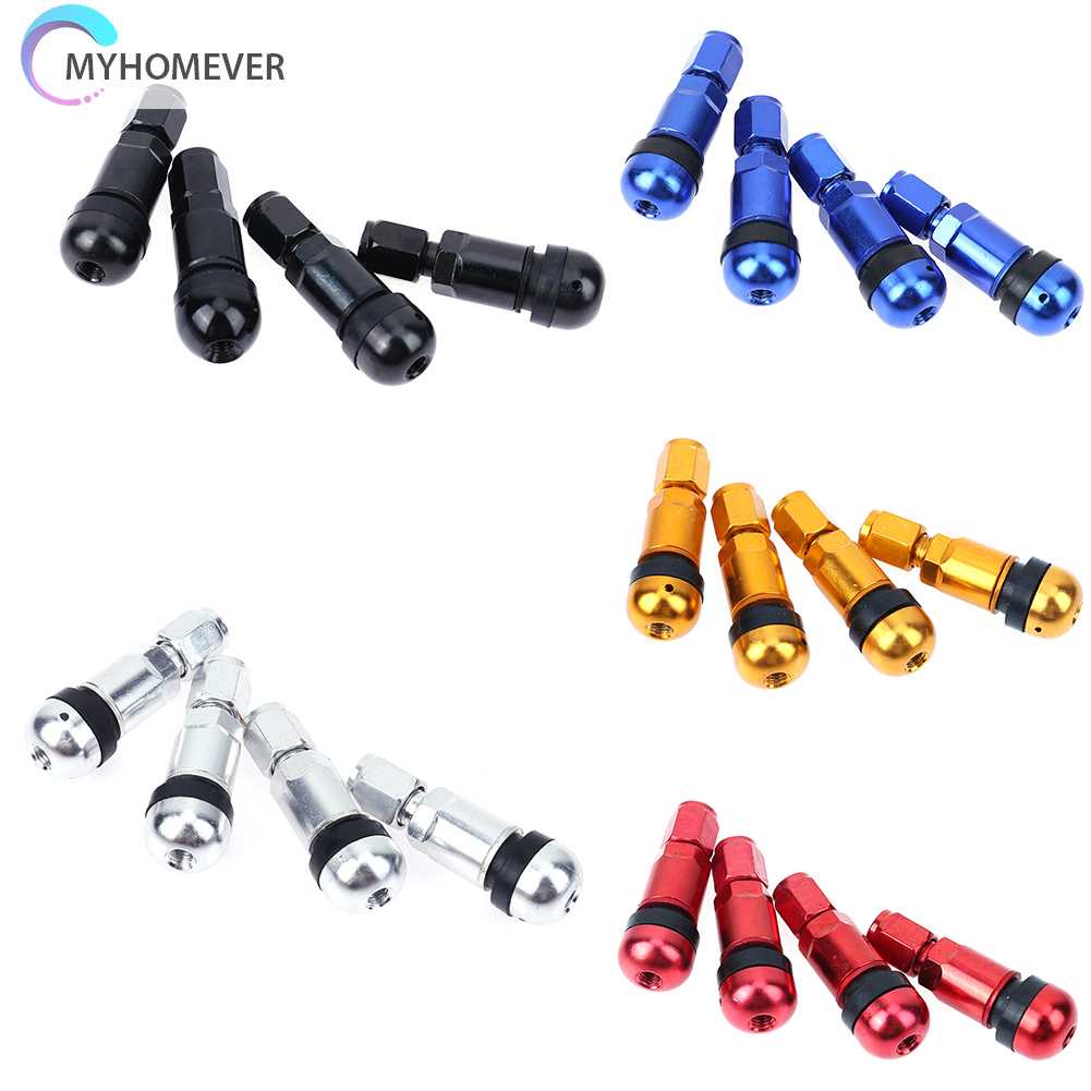 Bộ 4 Nắp Van Bánh Xe Hơi Bằng Kim Loại