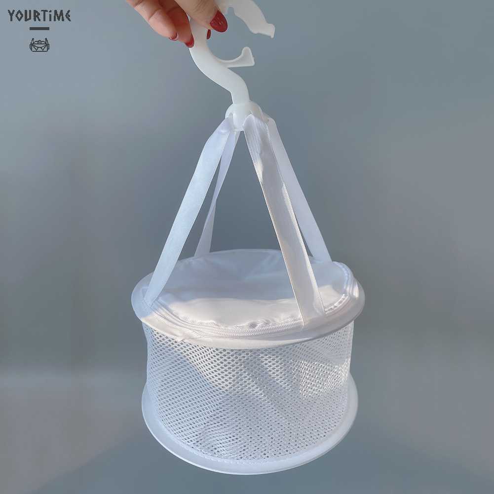 Túi Lưới Phơi Khô Cọ Trang Điểm Hình Trứng Gấp Gọn Được