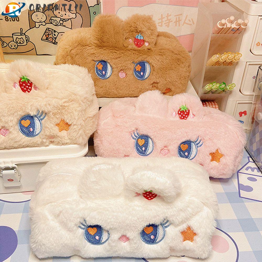 Bóp Viết Lông Thỏ Hoạt Hình Cỡ Lớn Đa Năng