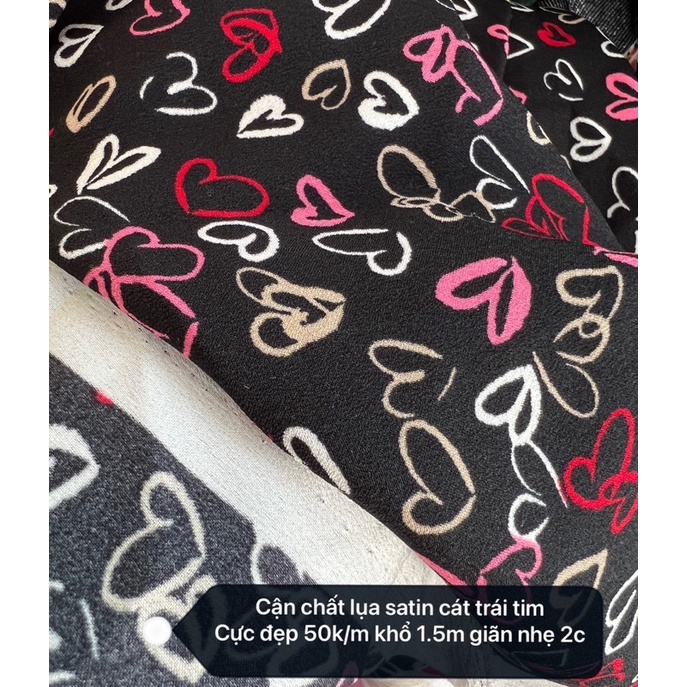 Vải Lụa , lụa satin, lụa cát, lụa hoa  MAY VÁY-ÁO -JUMSUIT