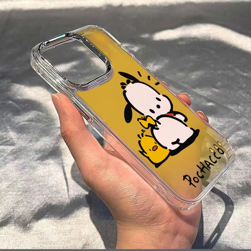 ✅Ốp Điện Thoại Dẻo Họa Tiết Chú Chó Pacha / Gà Dễ Thương Chống Sốc Cho iPhone12 11 4YUU plus8 14Pro7In 13 / 1