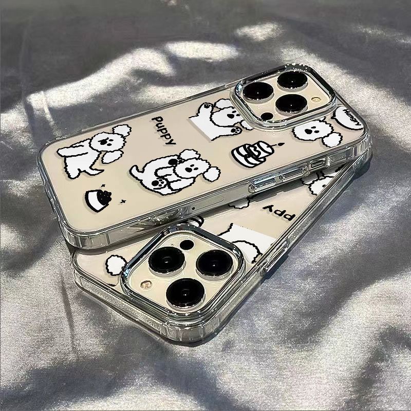 ✅Ốp Điện Thoại Dẻo Họa Tiết Hoạt Hình Chú Chó Dễ Thương Chống Sốc Cho Iphone 14Pro 12 13 plus max 8711