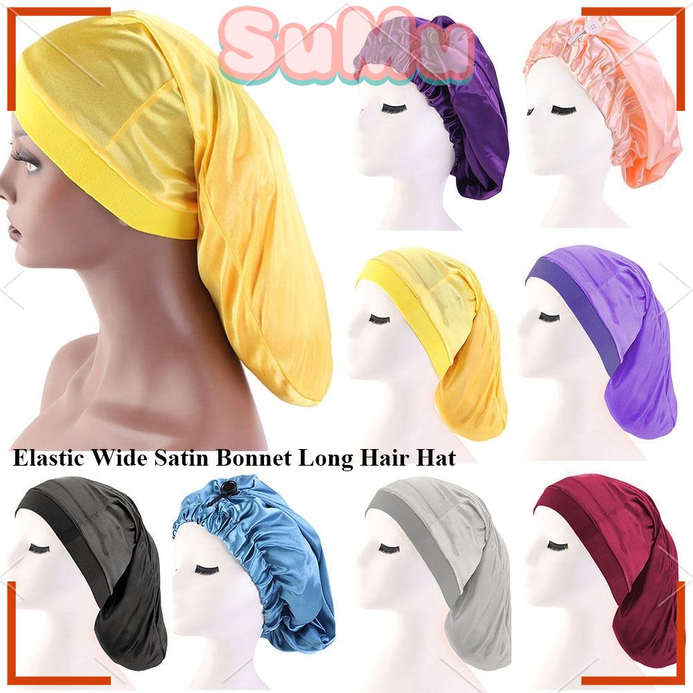 Mũ Trùm Đầu Bằng Lụa Chăm Sóc Tóc Ban Đêm Cho Nữ