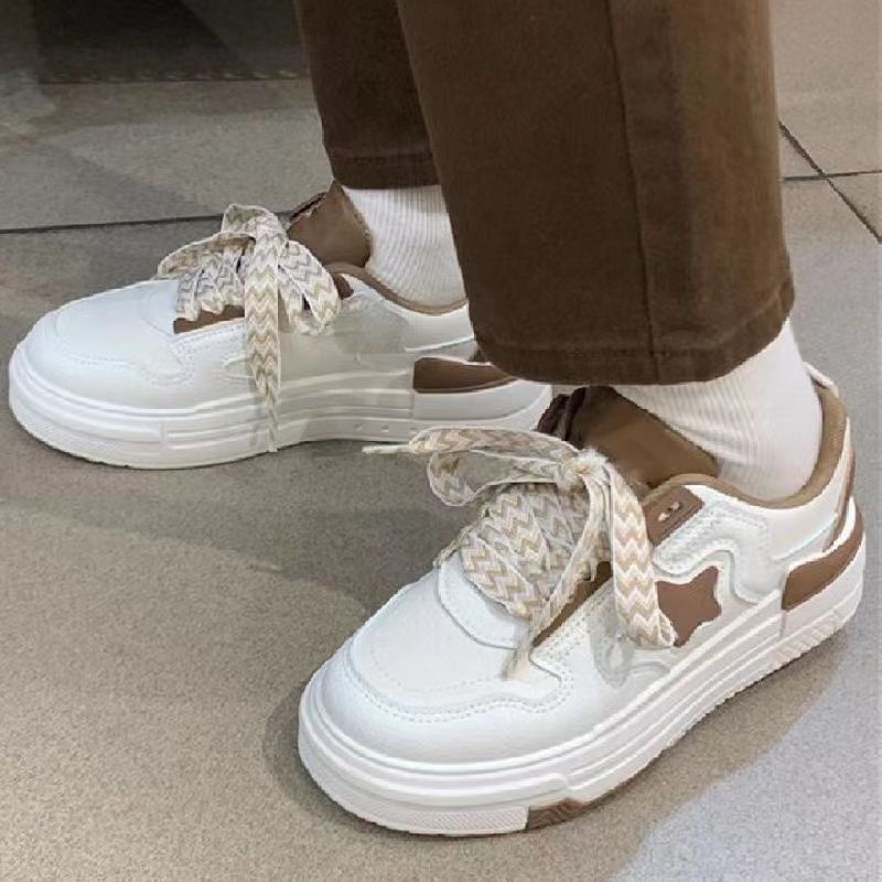 Yankee stars Giày Thể Thao Màu Trắng Thoải Mái Thời Trang Thường Ngày Cho Nữ niche senior sense