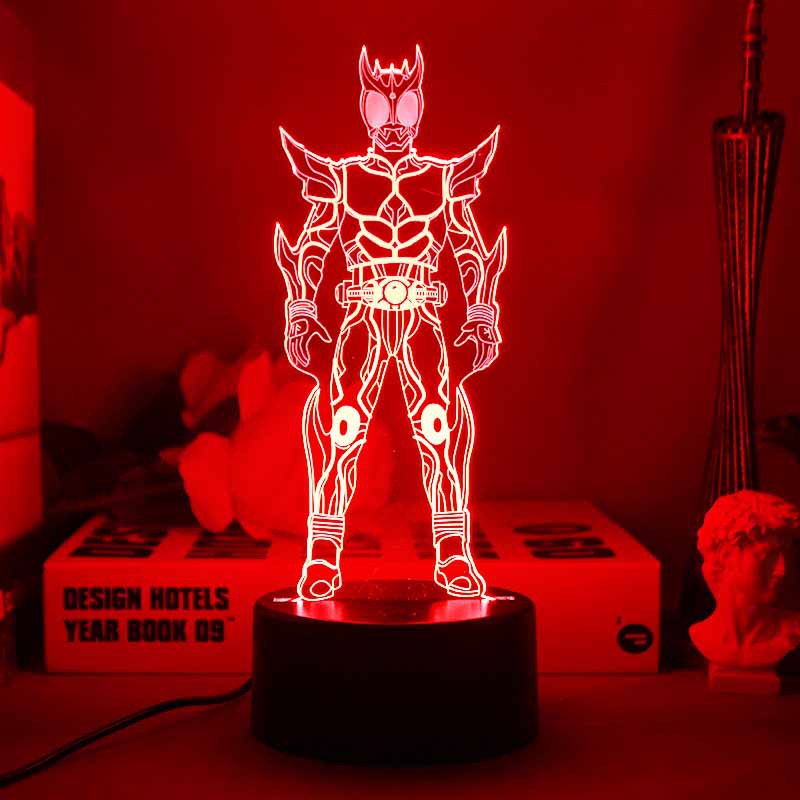 Đèn Ngủ 3d Hình Kamen Rider Có Điều Khiển Từ Xa Độc Đáo