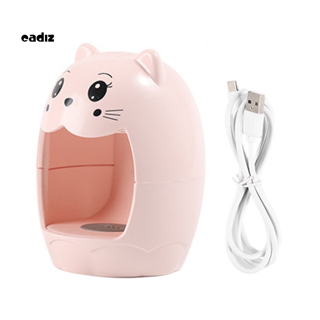 Đèn Hong Khô Móng Tay Bằng Tia UV Họa Tiết Hoạt Hình Dễ Thương Tiện Dụng Cho Gia Đình