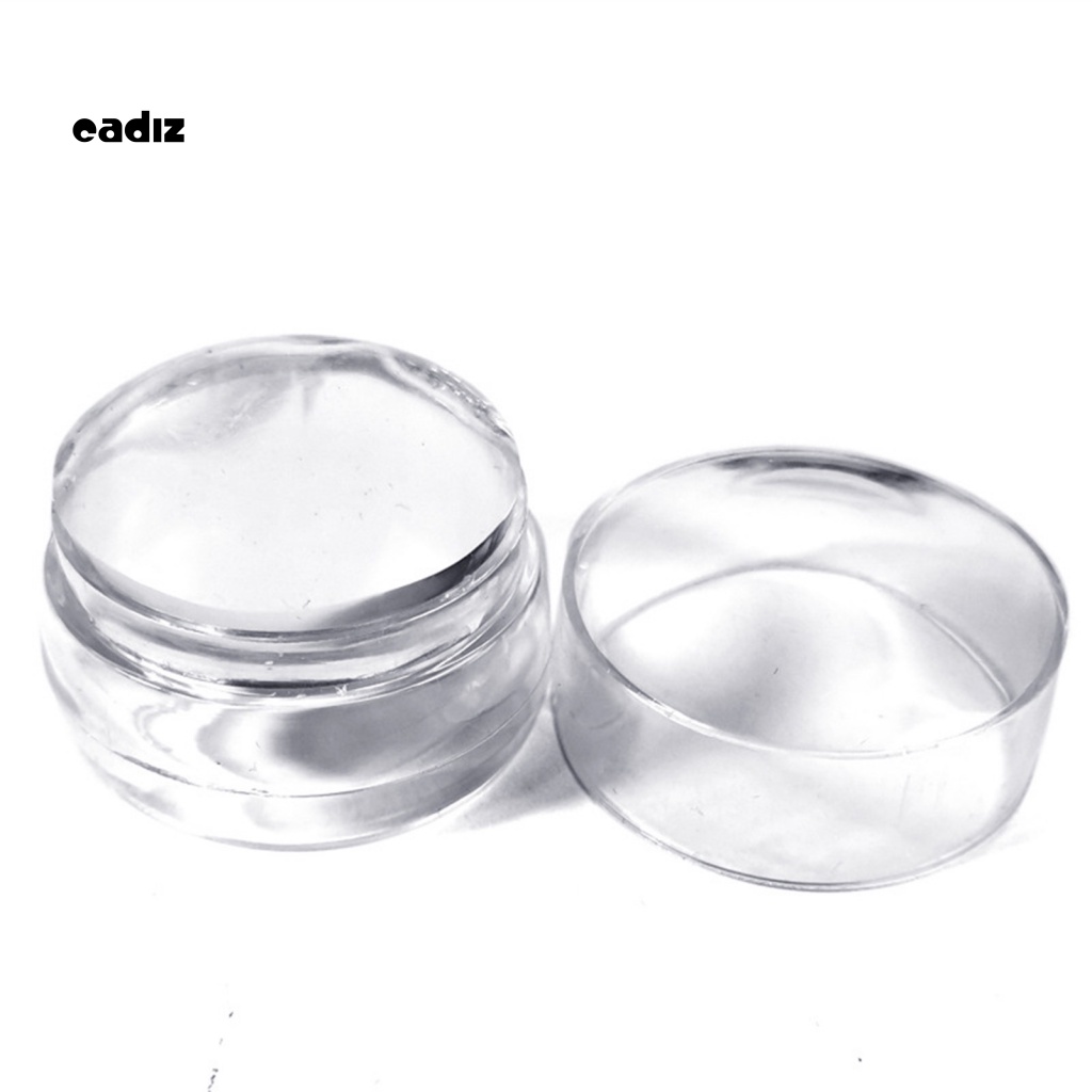 Dụng Cụ Đóng Dấu Trang Trí Móng Tay Bằng Silicon Trong Suốt Hình Cờ Vua Độc Đáo DIY