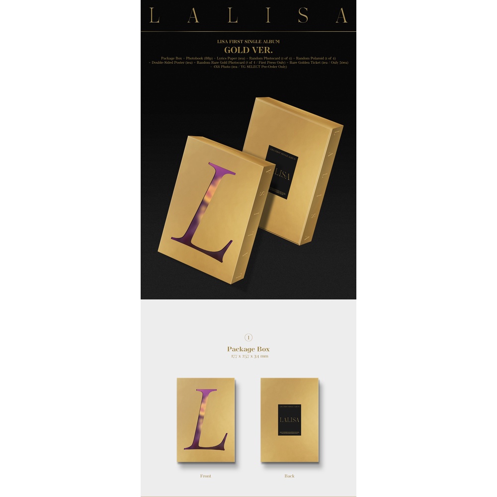 LISA  - FIRST SINGLE ALBUM