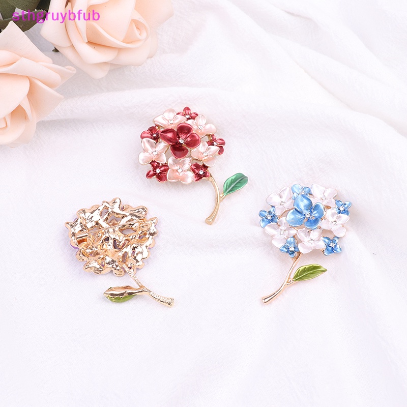 Ghim Cài Áo Hình Hoa Cẩm Tú Cầu Sáng Tạo