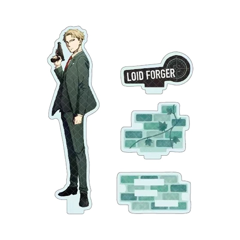 Mô Hình Nhân Vật Loid Yor Anya Forger Hoạt Hình Anime Spyxfamily Bằng Acrylic Để Bàn Trang Trí