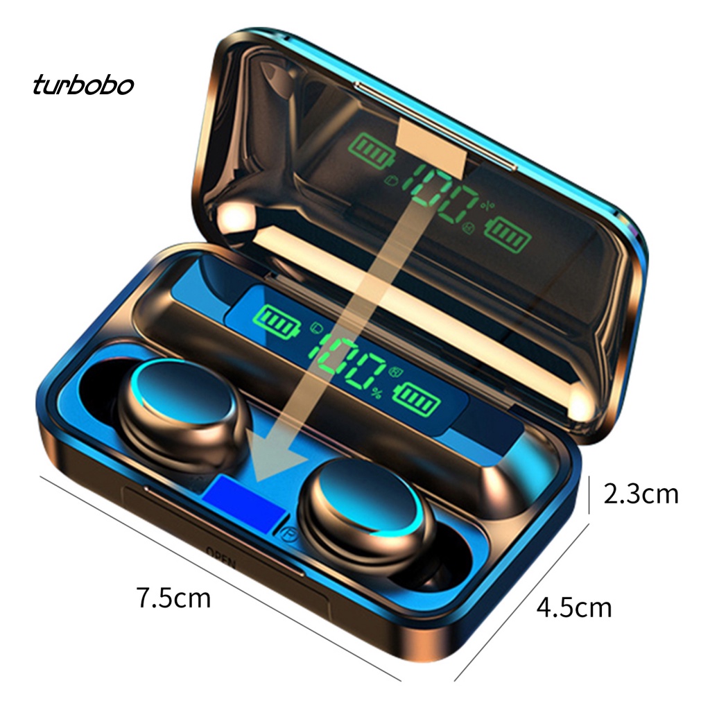 Tai Nghe Nhét Tai Không Dây F9-36 Bluetooth 5.0 Âm Thanh Nổi Màn Hình LED Chống Ồn Chất Lượng Cao