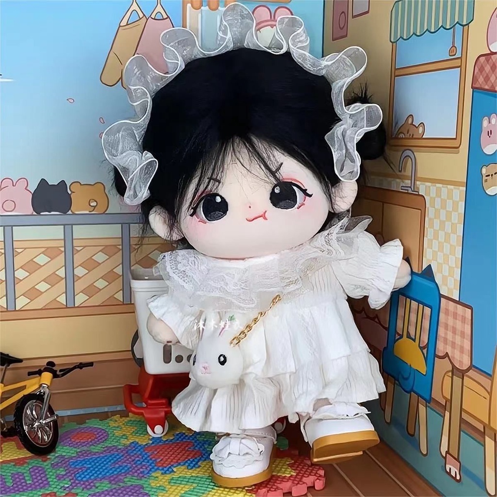 Búp Bê Đồ Chơi Nhồi Bông Cotton Cứng 20cm Đáng Yêu Dành Cho Nữ