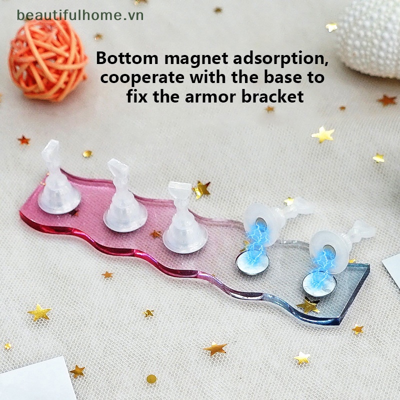 Giá Đỡ Trưng Bày Móng Tay Giả Từ Tính Bằng Acrylic Tiện Dụng