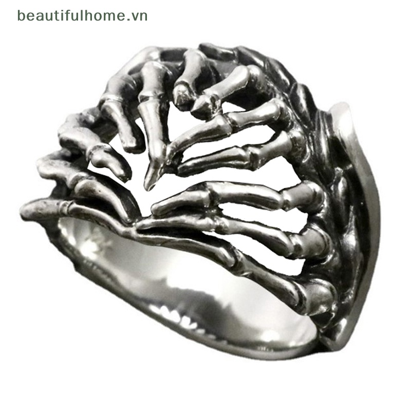 [beautifulhome] Nhẫn Đeo Tay Hình Móng Vuốt Ma Phong Cách Punk Bohemian Sáng Tạo Làm Quà Tặng Cho Nam Và Nữ [beauty]
