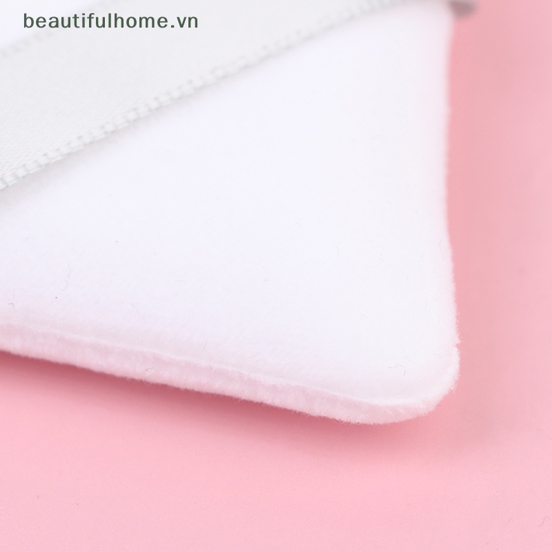 Set 4 Mút Trang Điểm Hình Tam Giác Mini Bằng Nhung