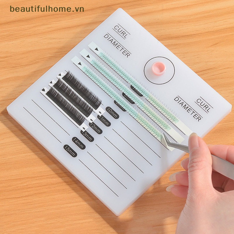 Khay Đựng Keo Dán Lông Mi Giả 2 Trong 1 Bằng Acrylic Tiện Dụng